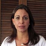 Maria Corina Machado, en un fotograma del vídeo.