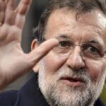 Mariano Rajoy, a su llegada a la cumbre del Consejo Europeo en Bruselas.