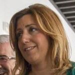 La presidenta de la Junta y secretaria general del PSOE-A, Susana Díaz, a su llegada al Parlamento regional en Sevilla.