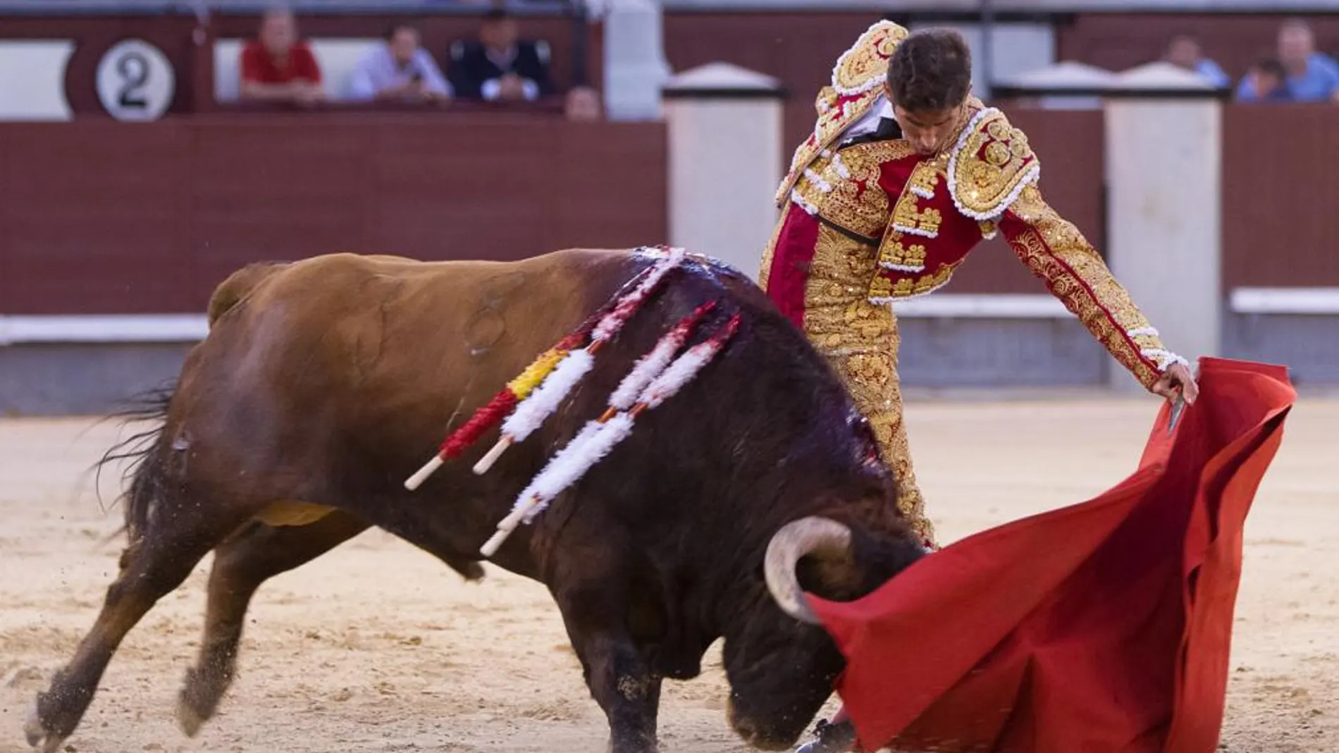 Serafín Marín, el pasado 24 de agosto en Las Ventas