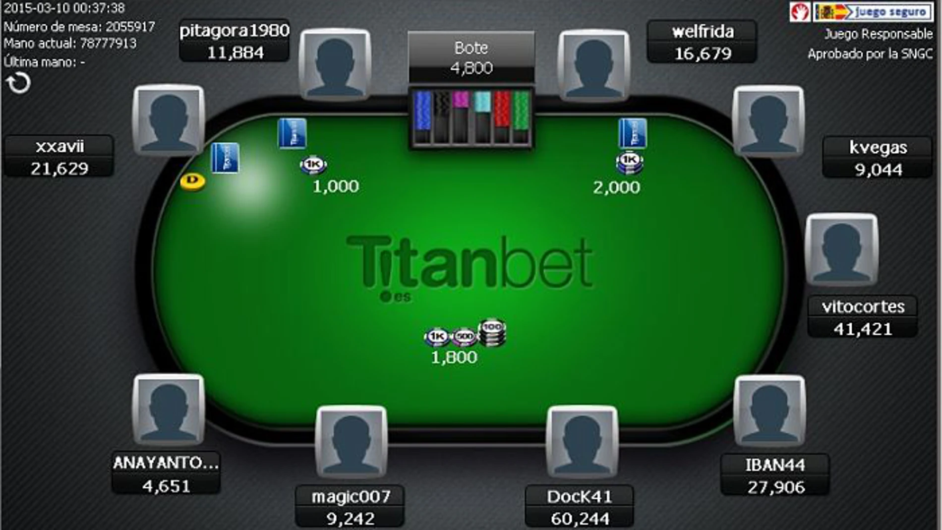 «TitanBet», un casino en tu dispositivo móvil