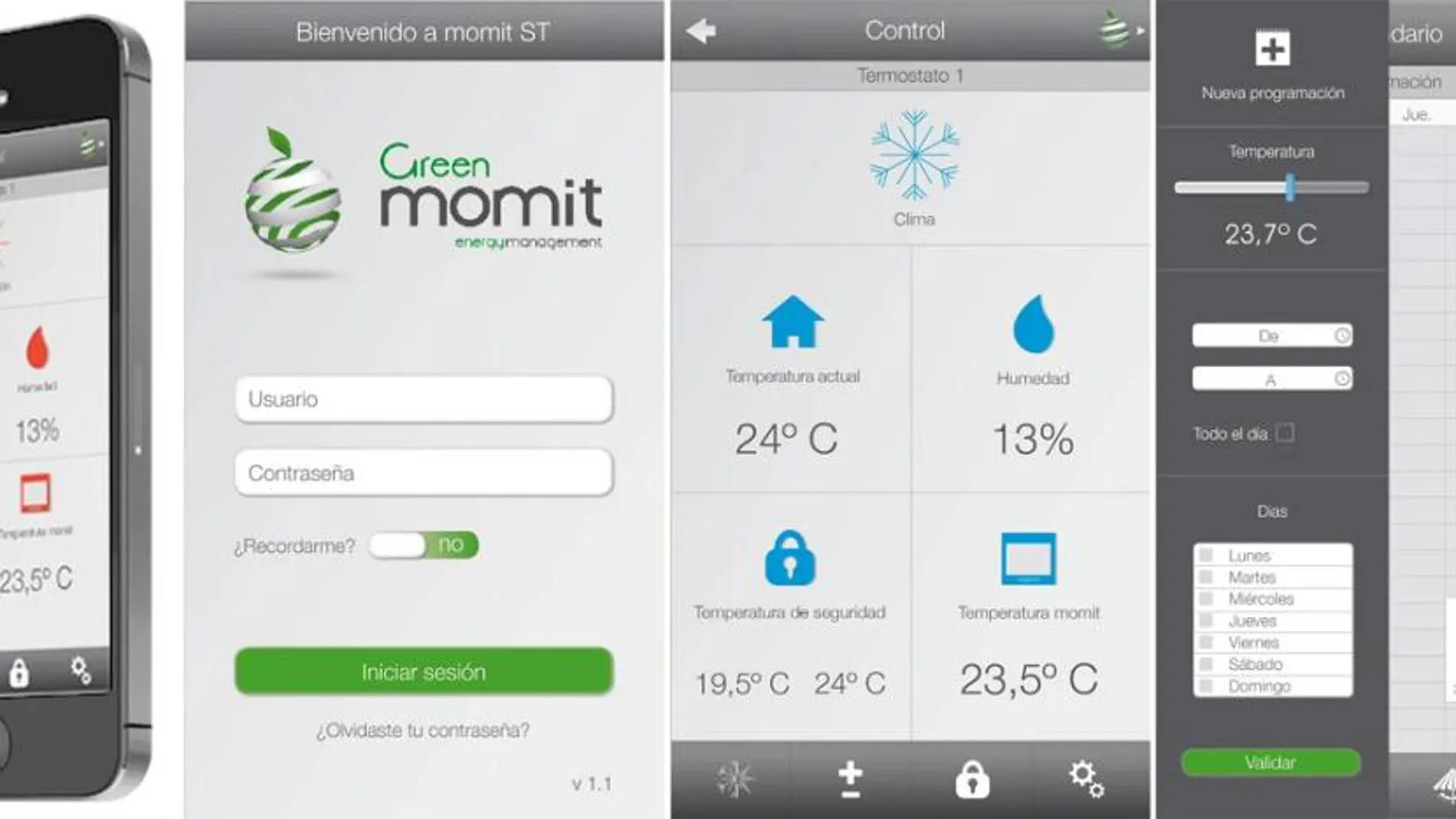 Regula la temperatura de tu casa desde cualquier tablet o smartphone gracias a Momit