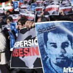 Manifestaciones en homenaje al preso etarra fallecido por causas naturales el pasado martes