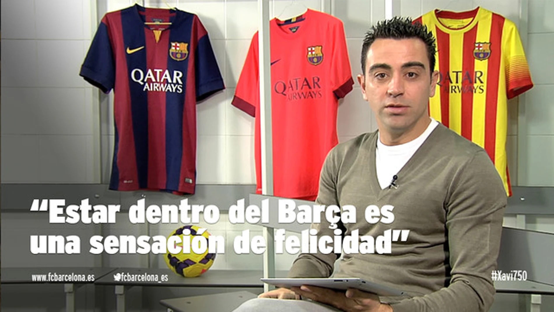 Xavi: «Estoy contento de no haberme ido y ser útil»