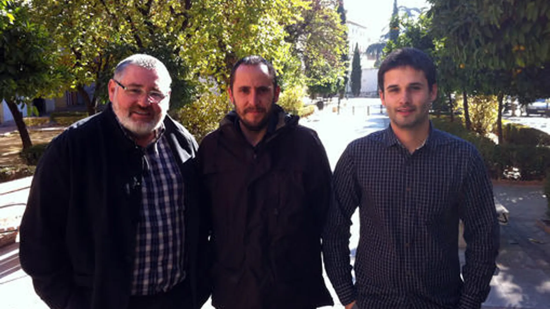 Los tres autores, de izquierda a derecha, Emilio Delgado López-Cózar, Nicolás Robinson García y Daniel Torres Salinas