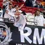 El Real Madrid llega al estadio