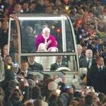 El Papa, en la Plaza de San Pedro, en una de las celebraciones de esta Navidad