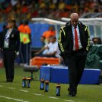 El entrenador, abatido durante el encuentro