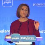 Cospedal: no se puede permitir que los populistas «tiren por la borda» la recuperación