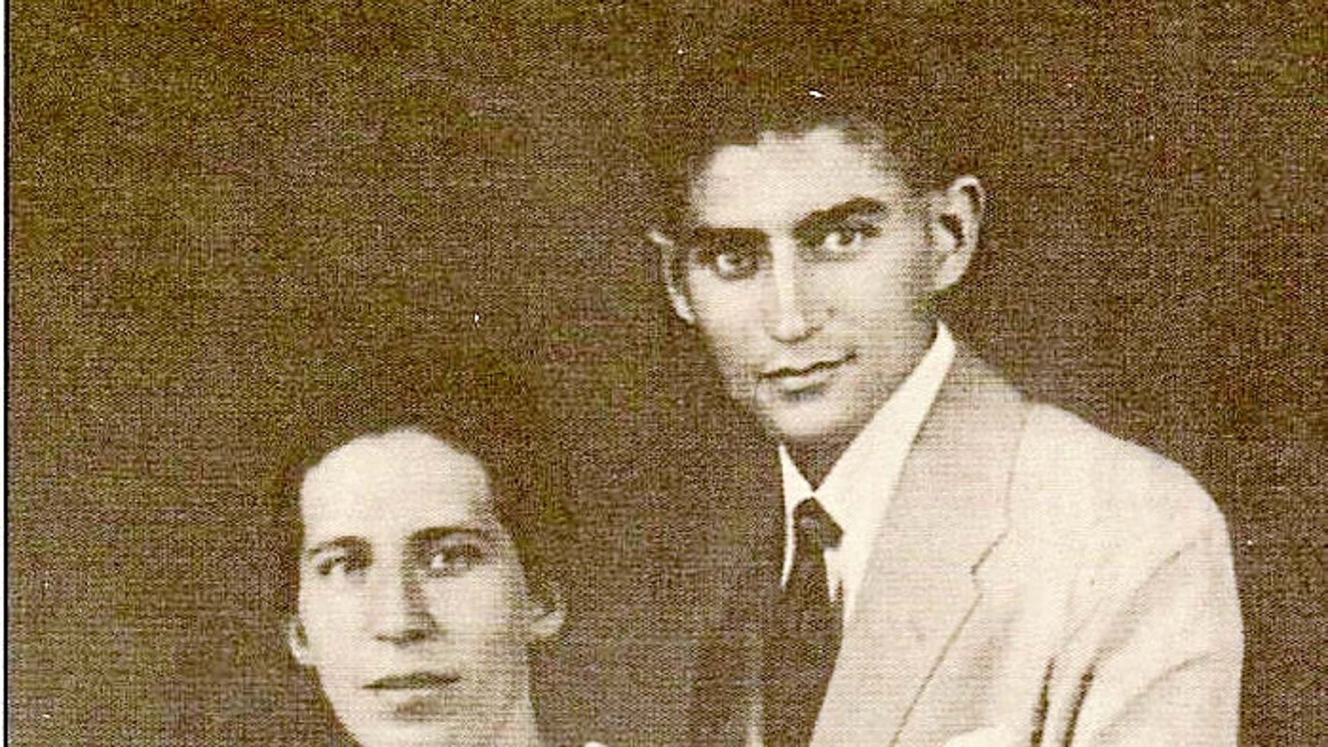 Franz Kafka y Felice Bauer, en 1917