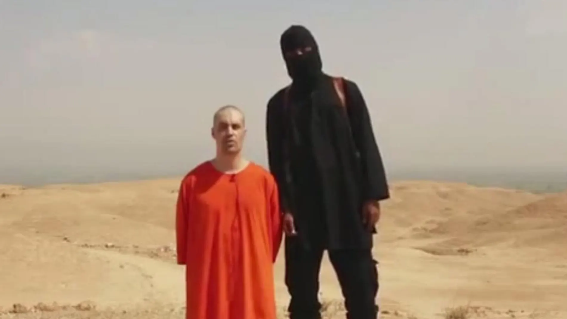 Imagen que muestra al periodista James Foley asesinado por el EI