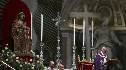 Esta tarde en la Basílica de San Pedro se renovó la tradicional cita de Adviento