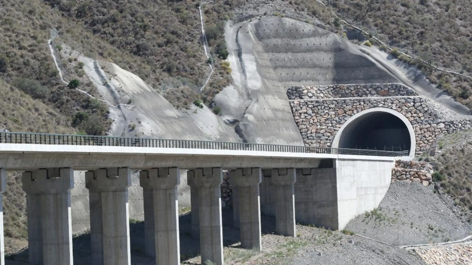 Túnel del AVE entre Almería y Murcia.