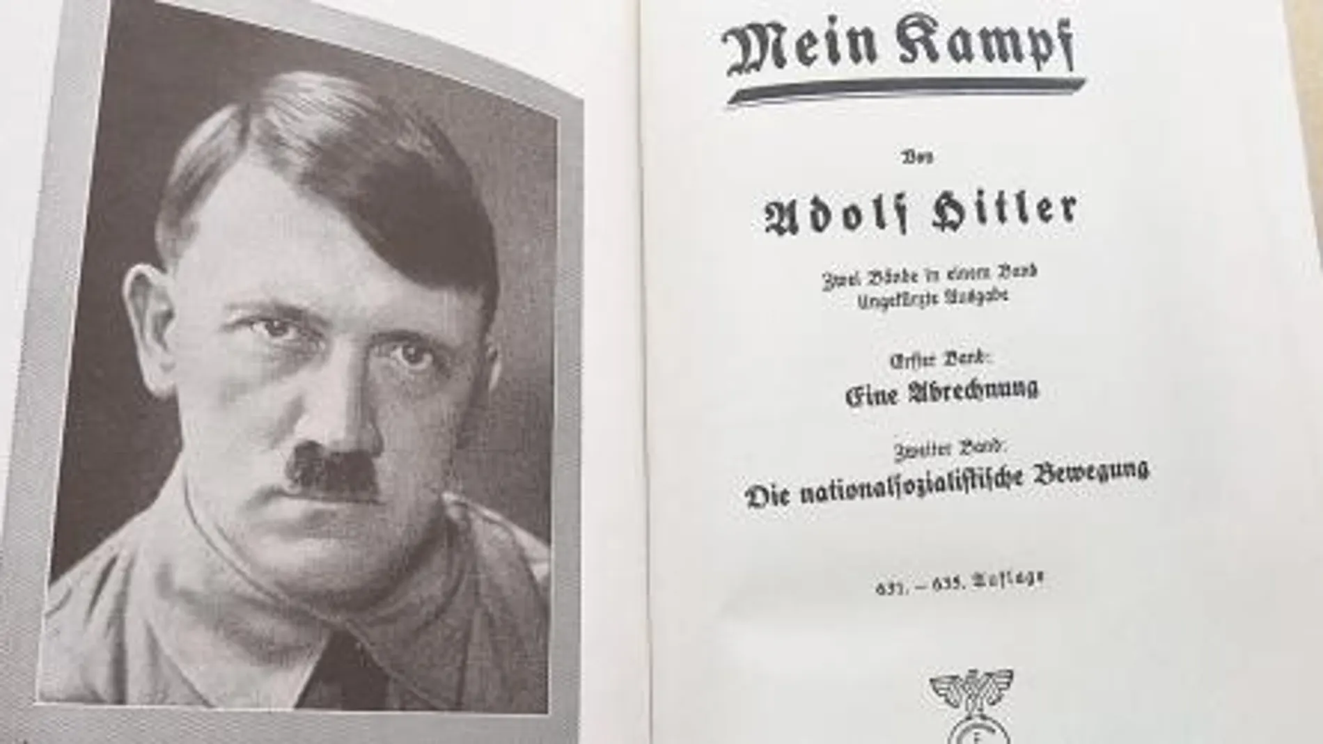 Alemania quiere mantener la prohibición del «Mein Kampf» de Hitler