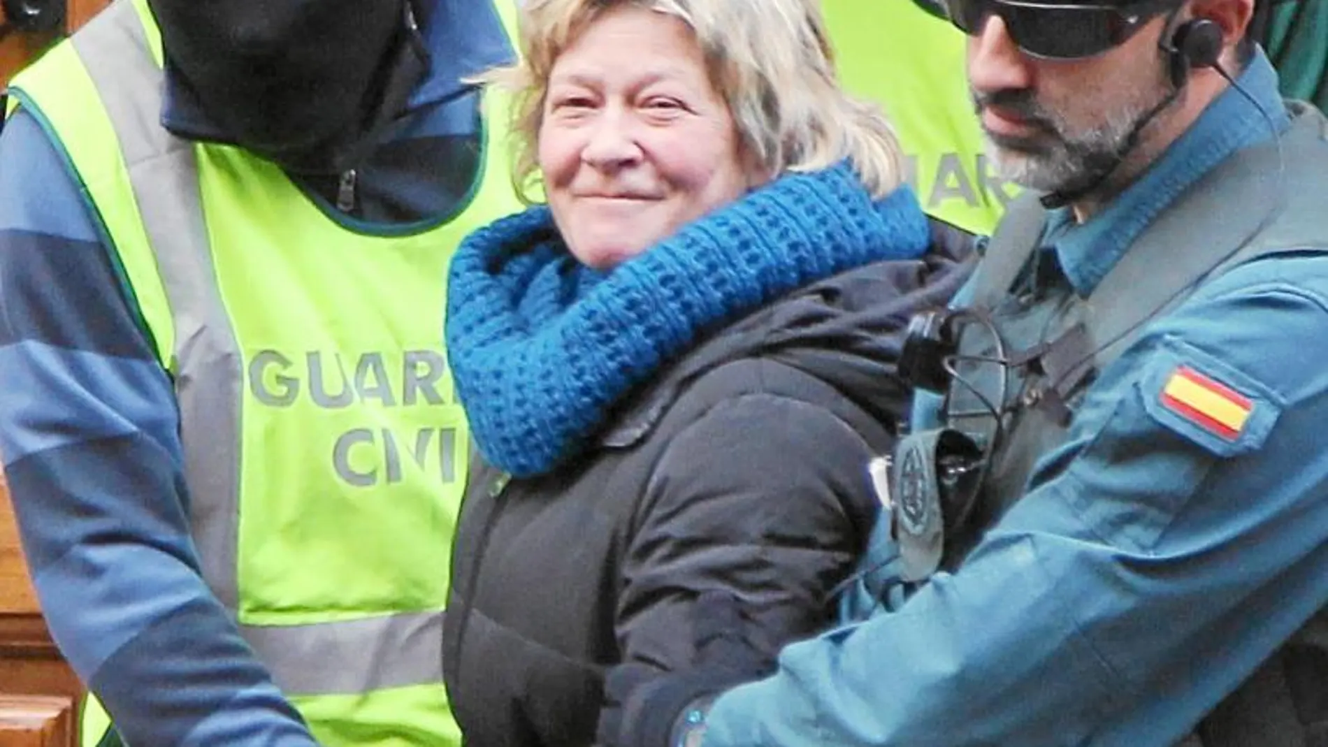 La abogada Arantza Zulueta, el día de su detención
