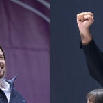 Pablo Iglesias y Nicolás Maduro