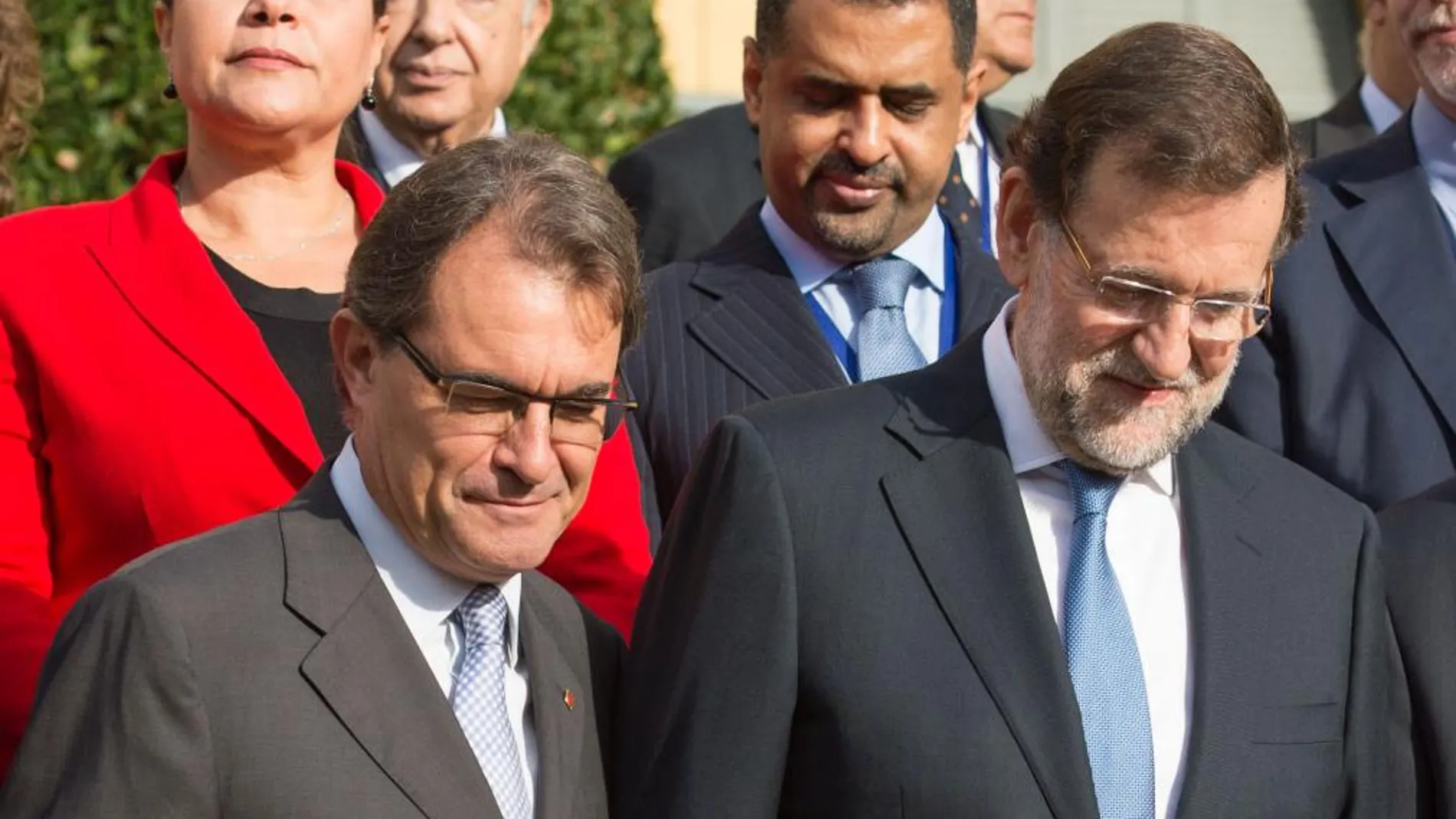 Mas y Rajoy en uno de sus encuentros