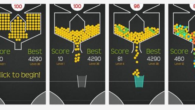 100 Ballz, el juego para acertar soltando bolas
