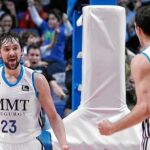 Llull, que anotó 6 triples, celebra el triunfo en San Sebastián