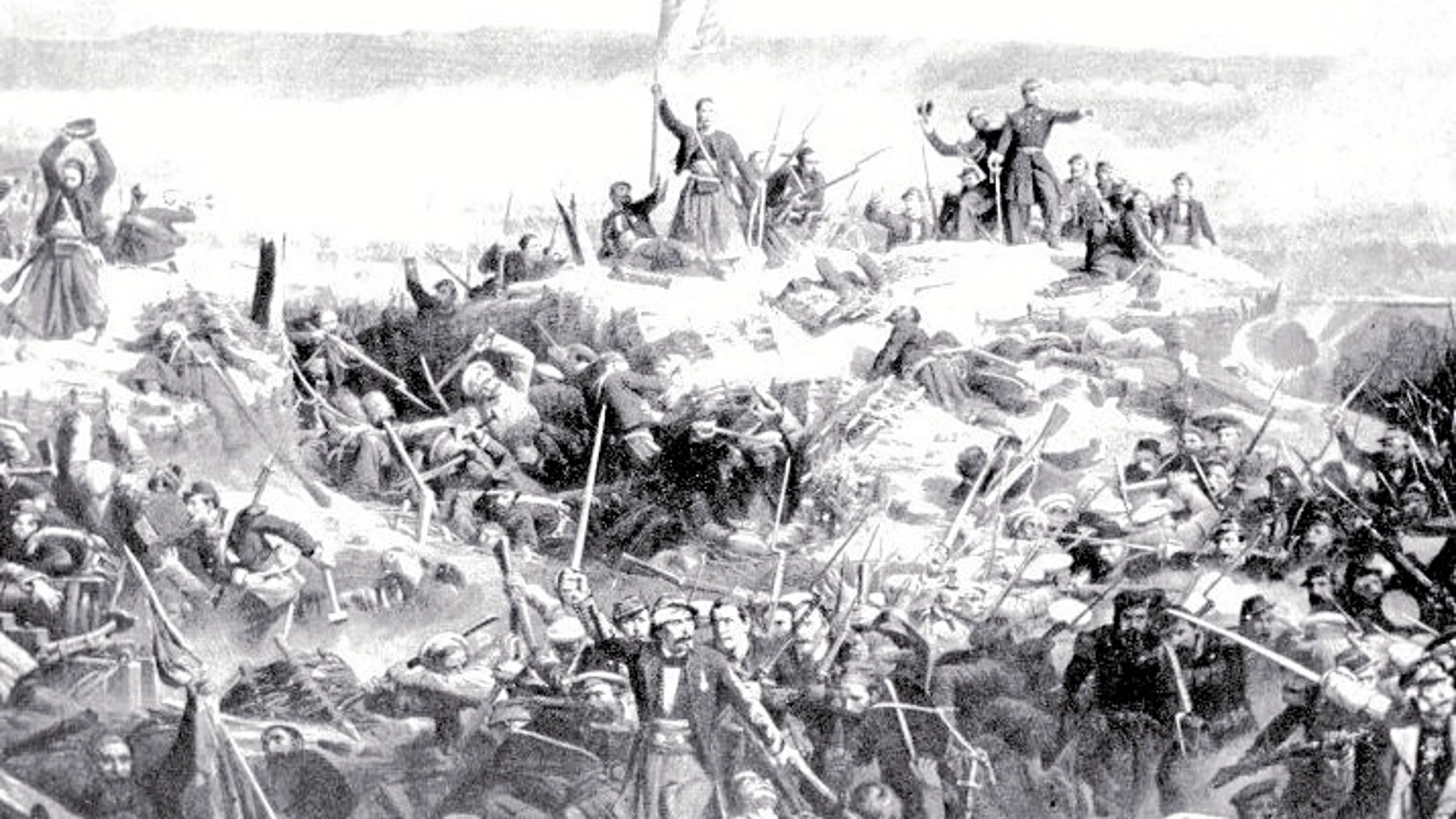 LA GUERRA DE CRIMEA. Los ejércitos británico y francés luchan en Sebastopol contra los rusos en 1854-55