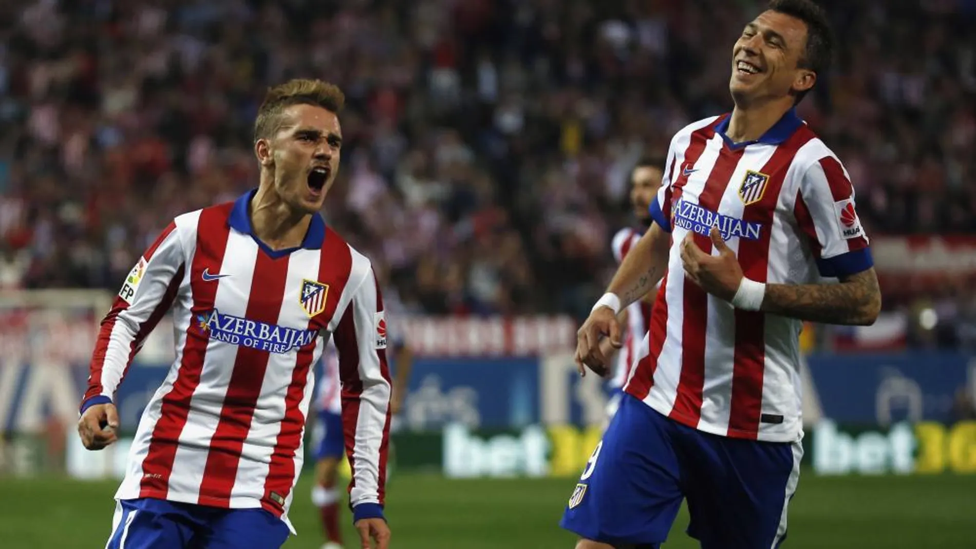 Griezmann y Mandzukic, dupla atacante del Atlético.