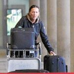 Mercè Gironès, ayer en El Prat, inicialmente debía comparecer el lunes