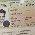 Pasaporte temporal de Snowden emitido por Rusia