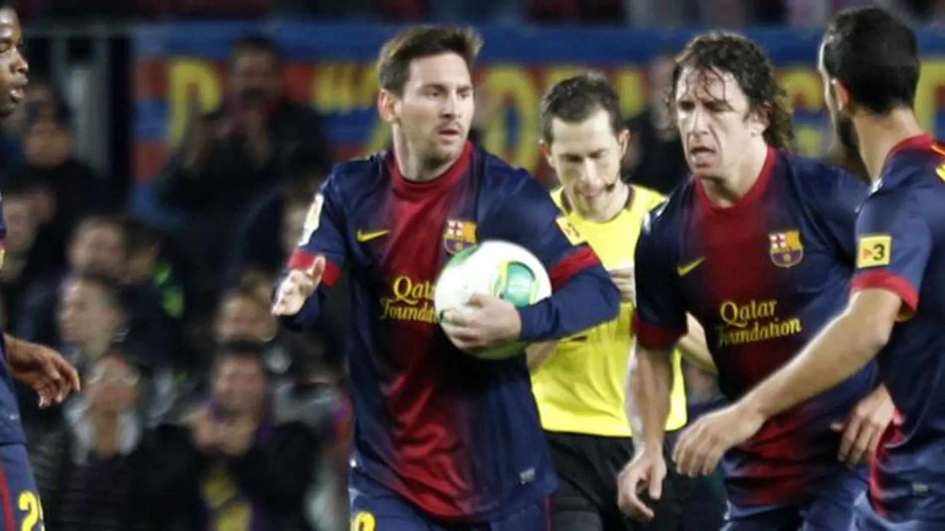 Messi celebra un gol