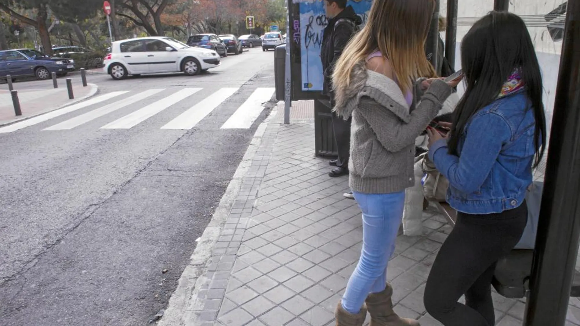 La niña denunció que un hombre intentó atraparla en la parada del 146 (en la imagen) junto a su colegio