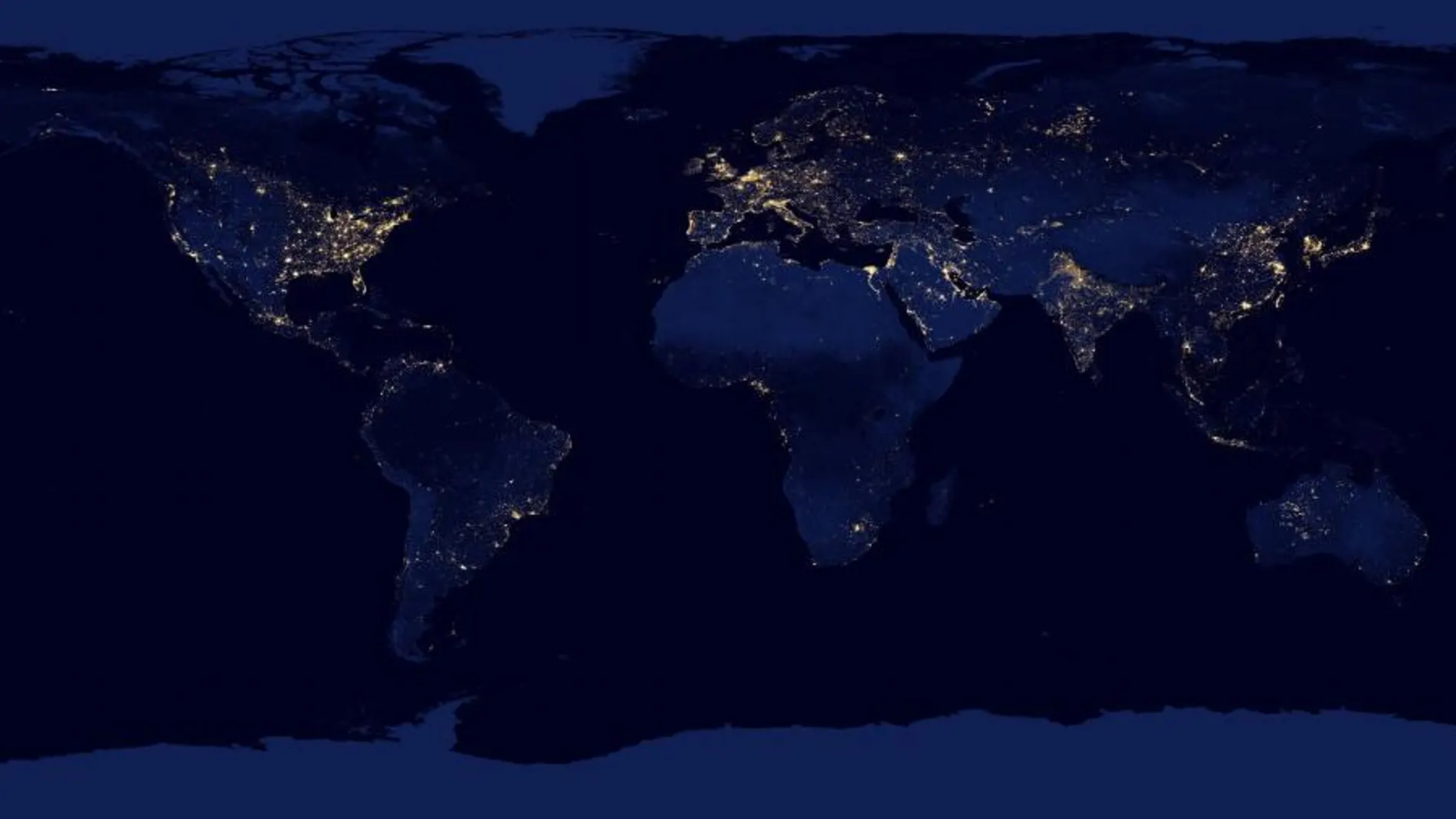 La iluminación nocturna revela el diferente grado de desarrollo de unos países y otros. También permite observar el favoritismo regional de los líderes con su tierra.