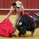 El Cid, ayer, en la plaza de toros de Málaga