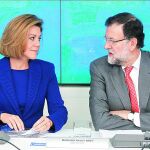 María Dolores de Cospedal y Mariano Rajoy presidirán mañana la junta directiva nacional del PP en Génova