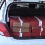 Incautadas 7.000 cajetillas de tabaco de contrabando en un control de carretera