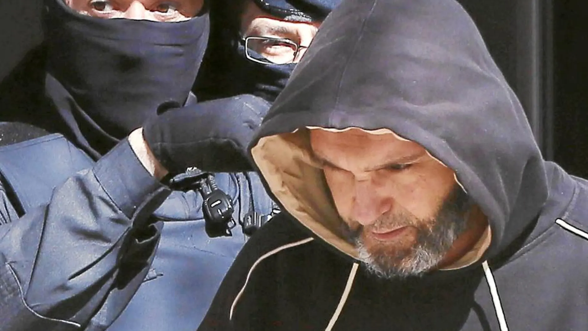 Uno de los yihadistas detenidos durante la operación de los Mossos