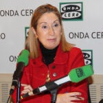 Ana Pastor, durante su entrevista en Onda Cero.