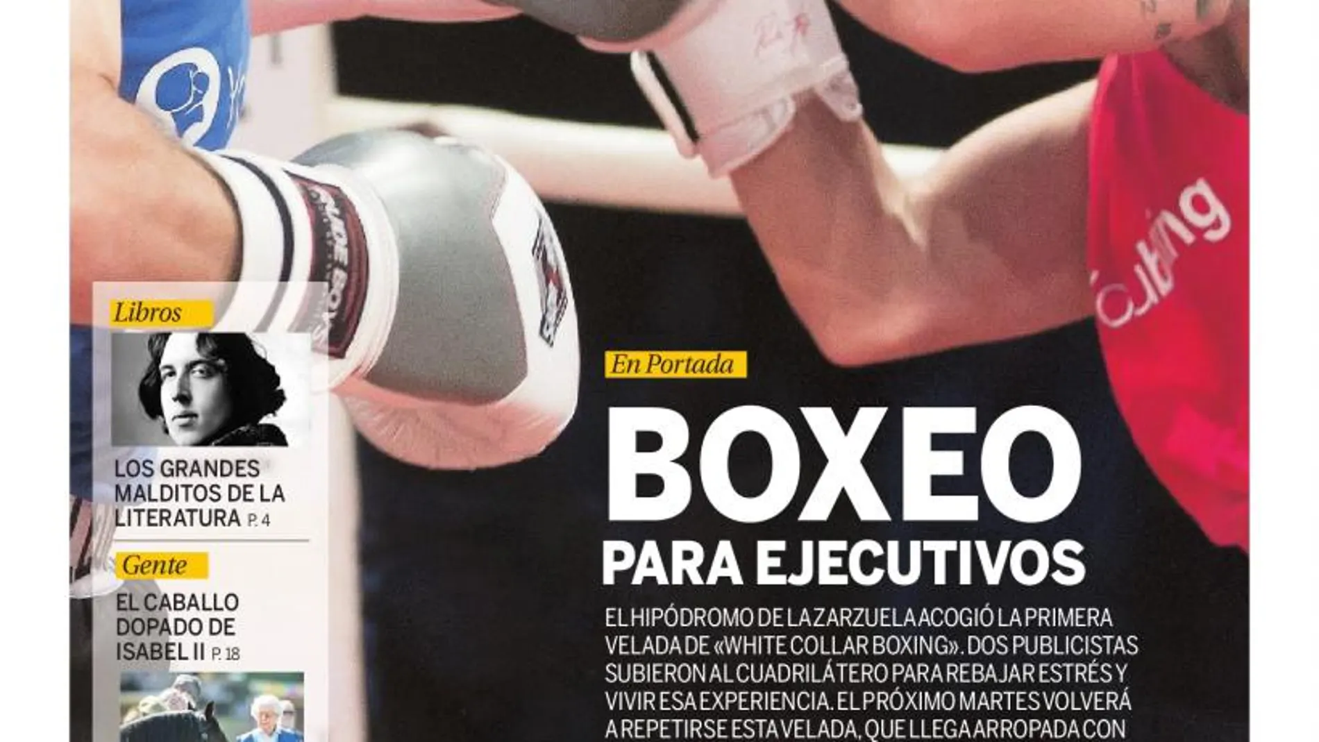 Boxeo para ejecutivos: Más golpes da la oficina