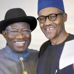 Goodluck Jonathan y Muhamadu Buhari
