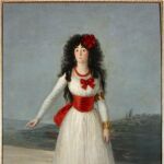 La Duquesa de Alba en blanco, uno de los cuadros que se expondrán en Dallas.