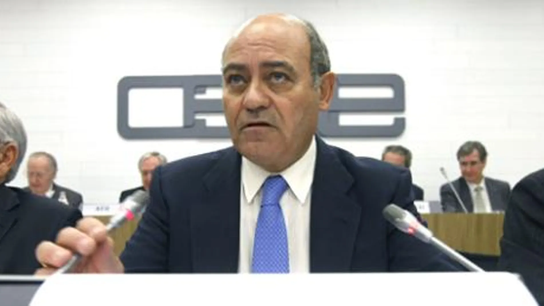 El presidente de la CEOE, Gerardo Díaz Ferrán