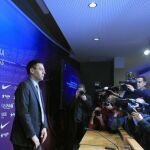 El presidente del Barcelona, Josep Maria Bartomeu.