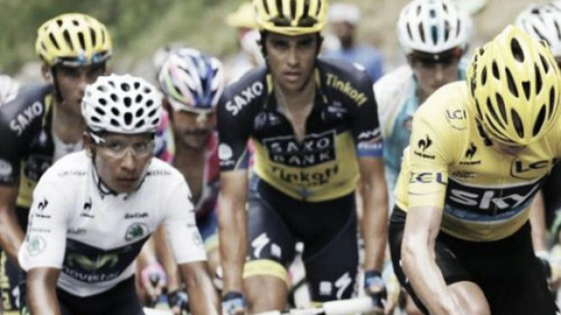 Contador, Nibali y Quintana; sólo faltaría Froome, que es baja por problemas médicos