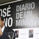 José Bono durante la presentación en Madrid de su libro «Diario de un ministro. De la Tragedia del 11M al desafío independentista catalán»