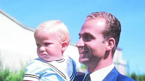 El Rey con Don Felipe