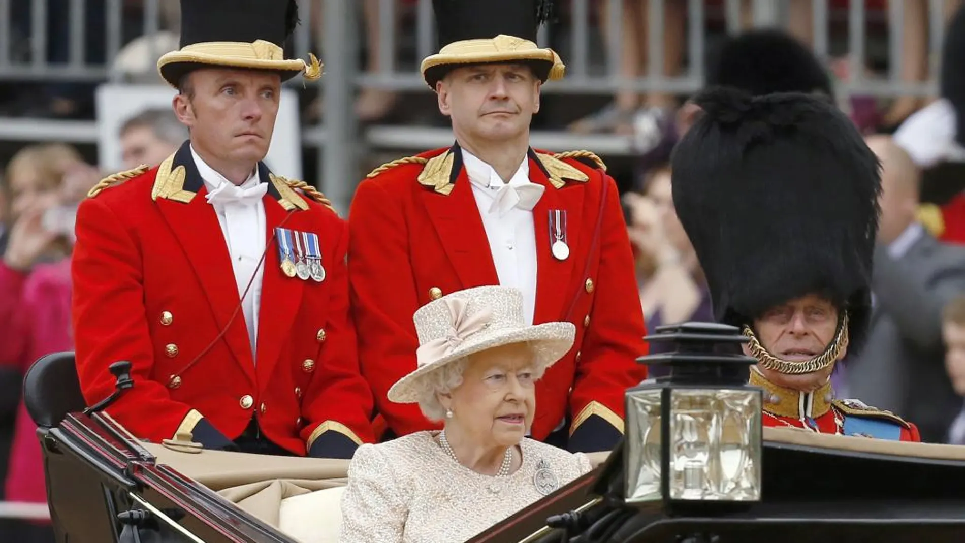 Celebración oficial del 89 cumpleaños de la reina Isabel II.
