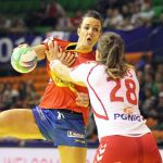 La jugadora de la selección española femenina de balonmano Beatriz Fernandez