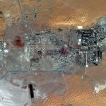 Imagen satélite d ela planta de gas