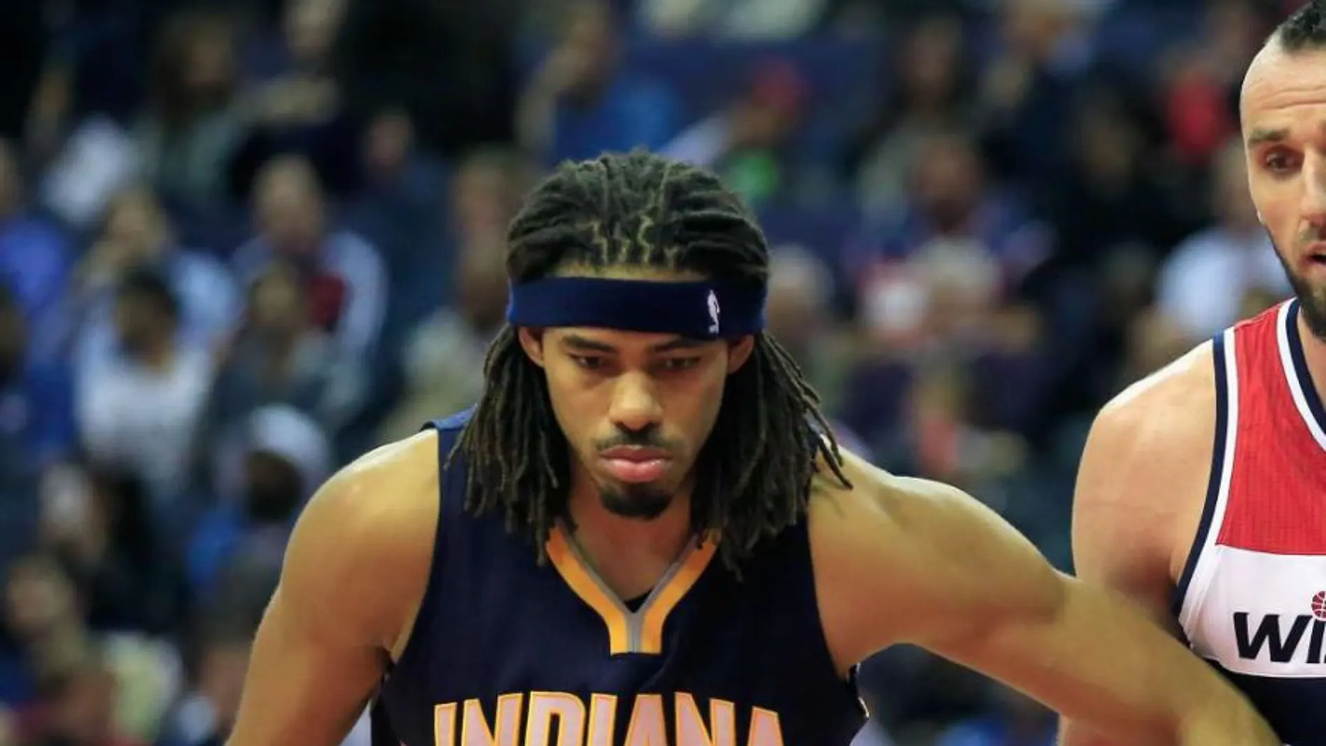 El alero de los Indiana Pacers Chris Copeland
