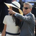 George Clooney y Amal Alamuddin