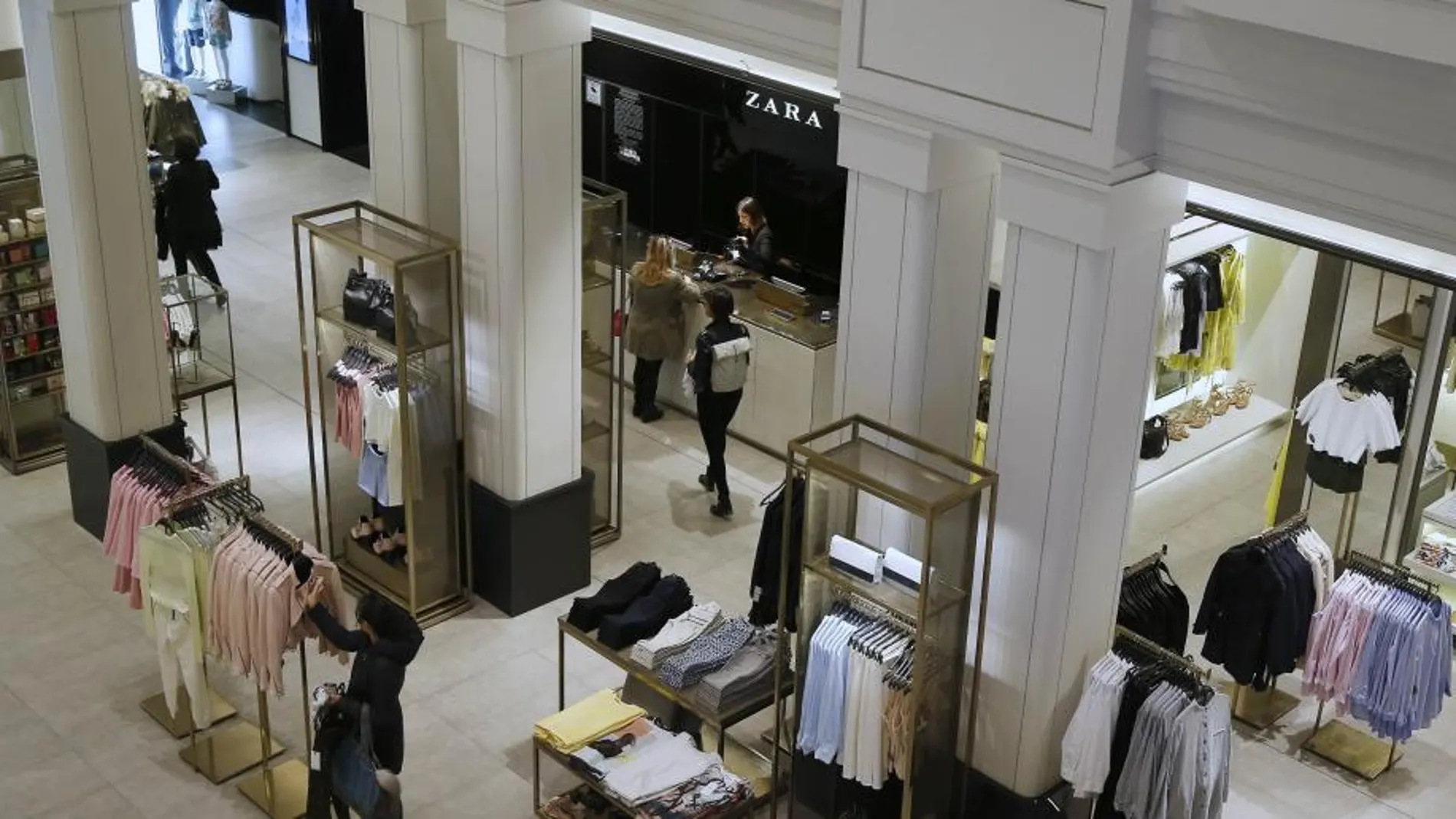 Una tienda de ZARA en Madrid