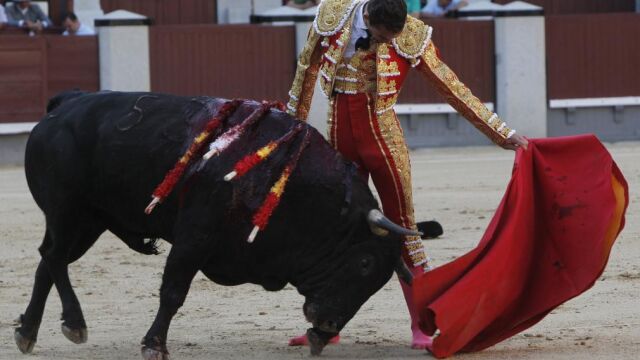 Templado natural de Pepe Moral, ayer, en Las Ventas